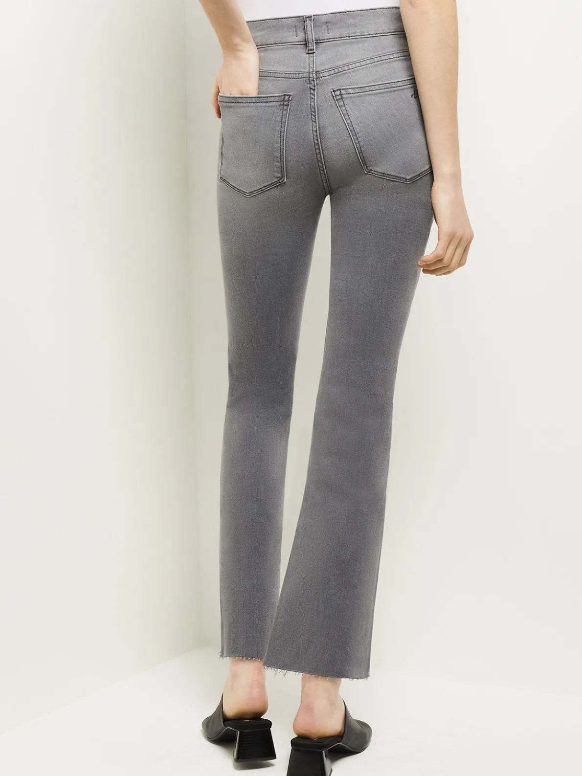 Bridget High-Rise Cropped Bootcut Jeans