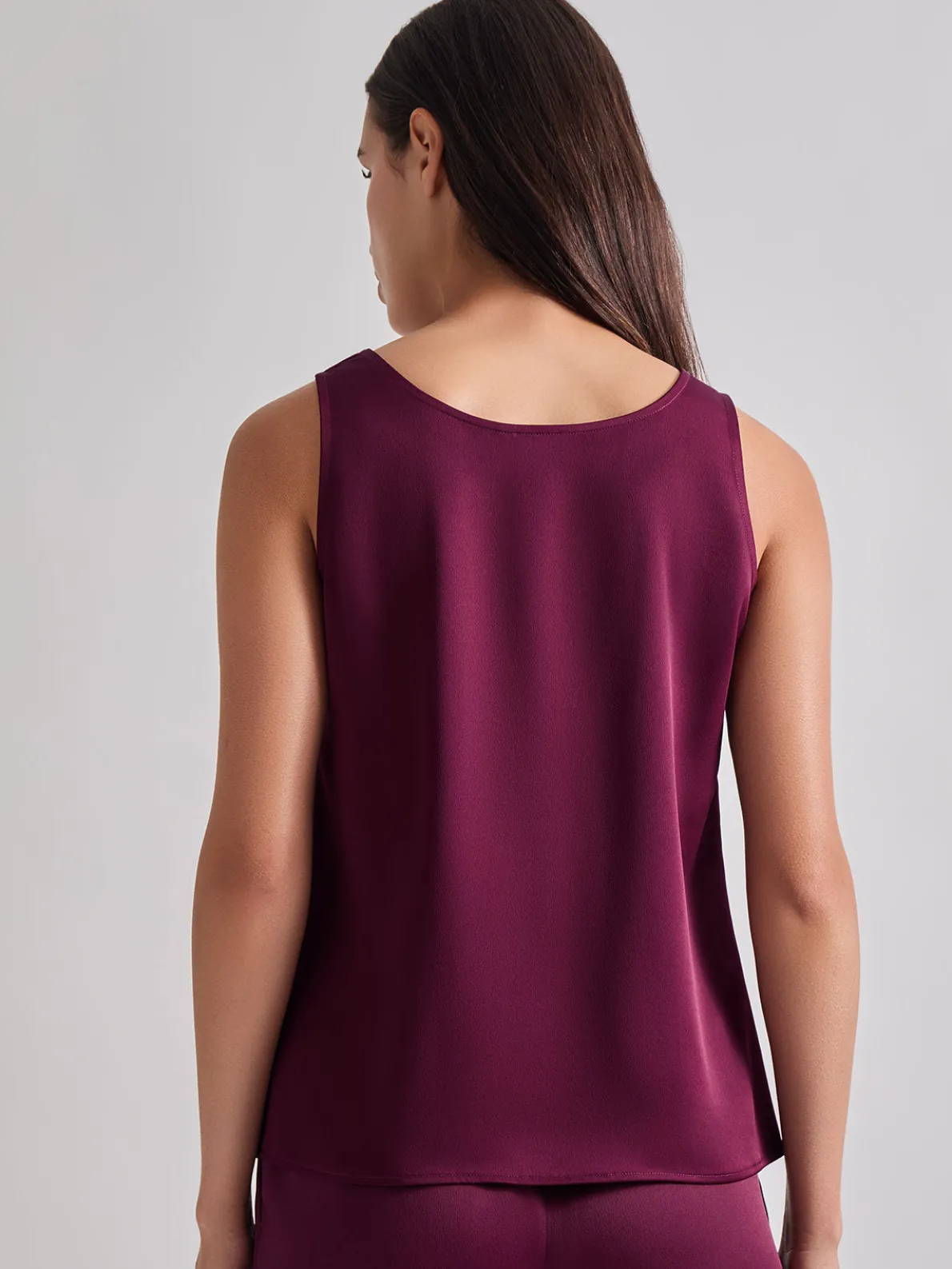 Classic Crepe de Chine Tank Top