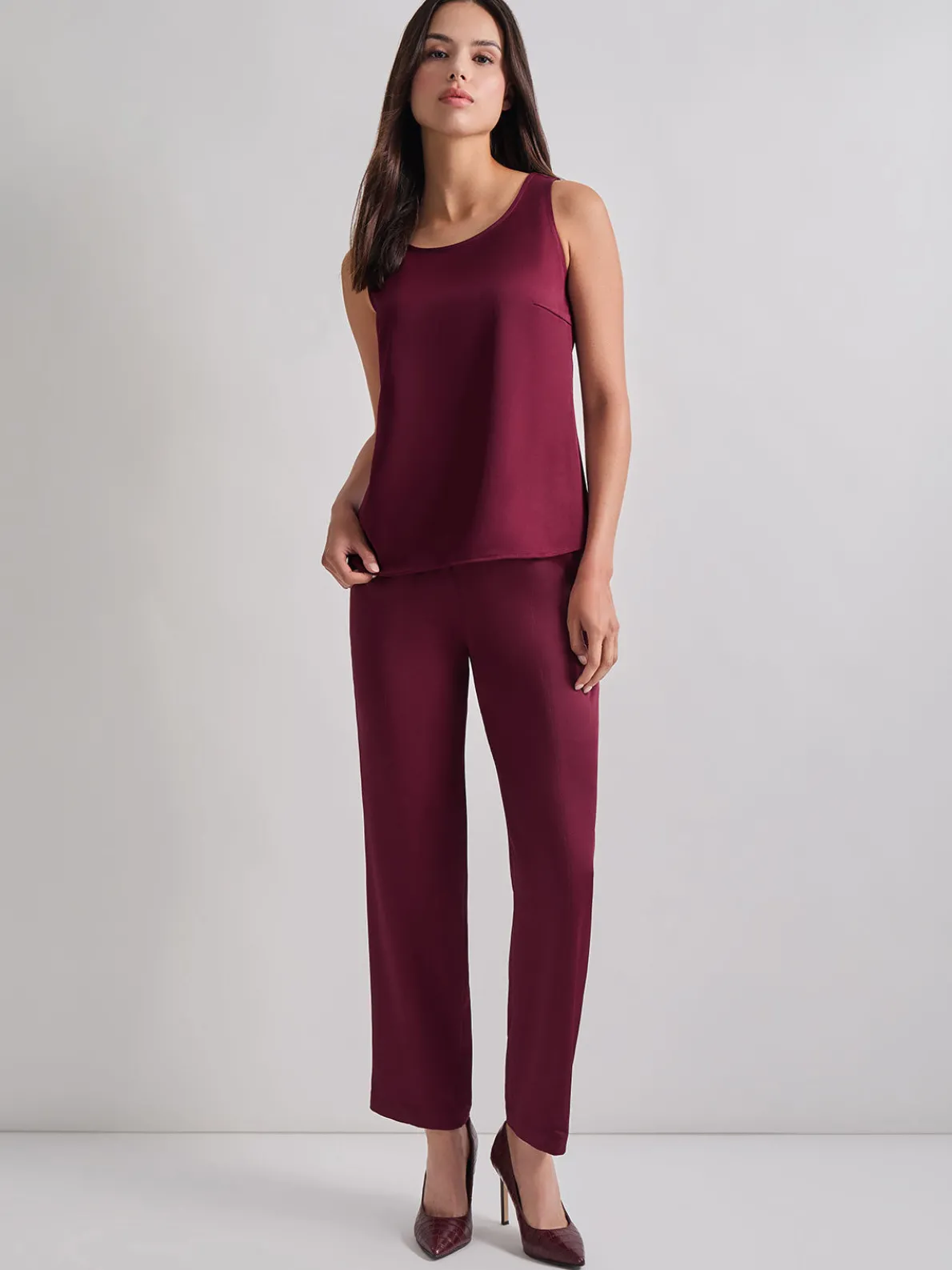 Classic Crepe de Chine Tank Top