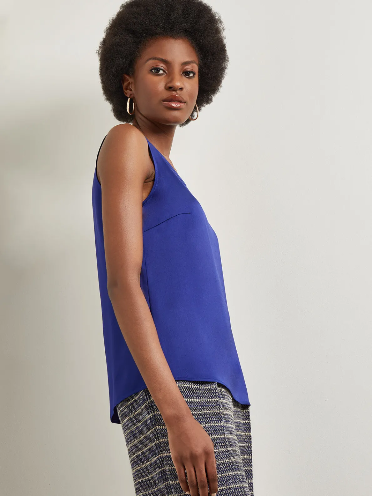 Classic Crepe de Chine Tank Top