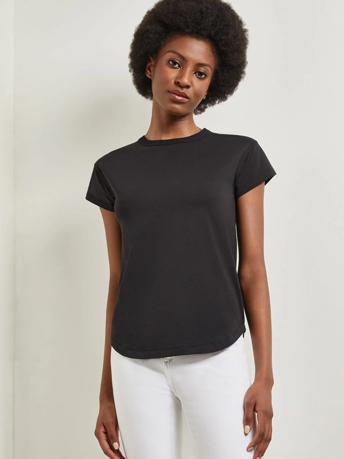 Classic Short Sleeve Jersey Knit Top