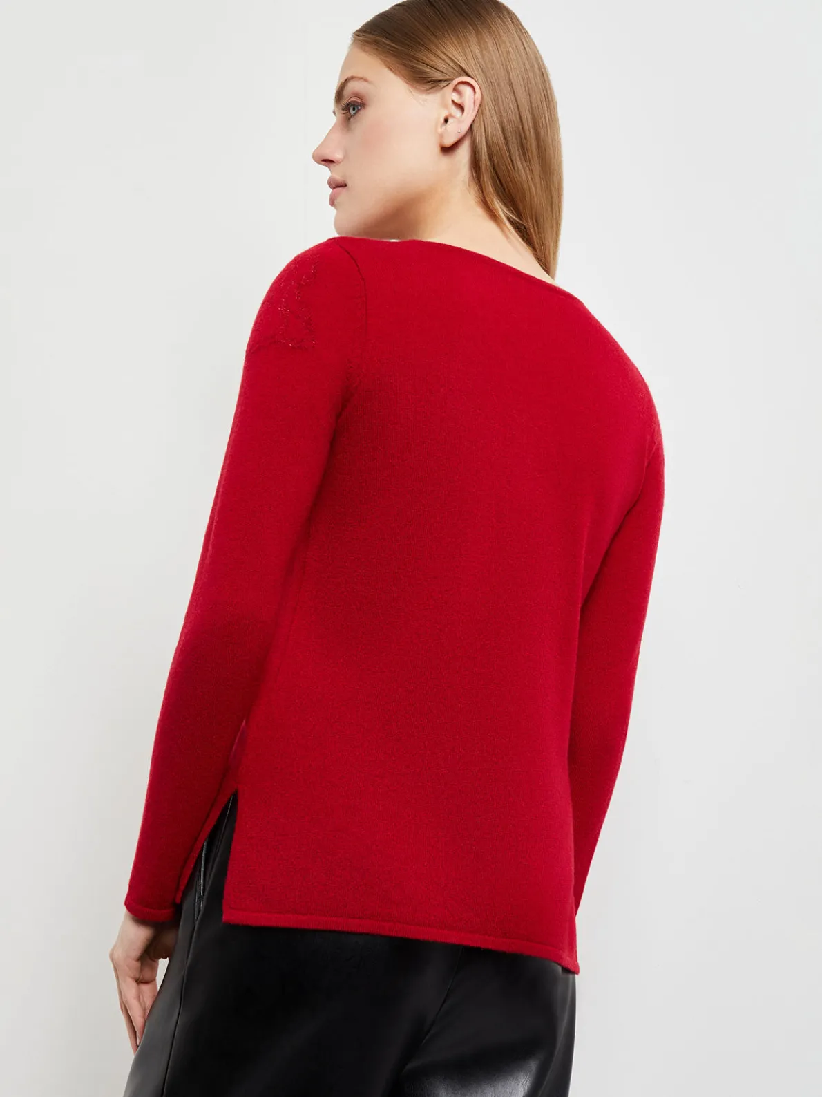 Floral Shimmer Cashmere Tunic