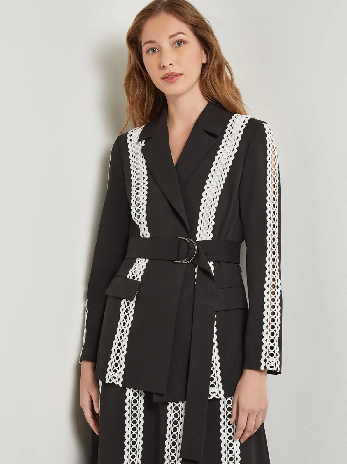 Heritage Fit Jacket - Eyelet Trim Woven Twill