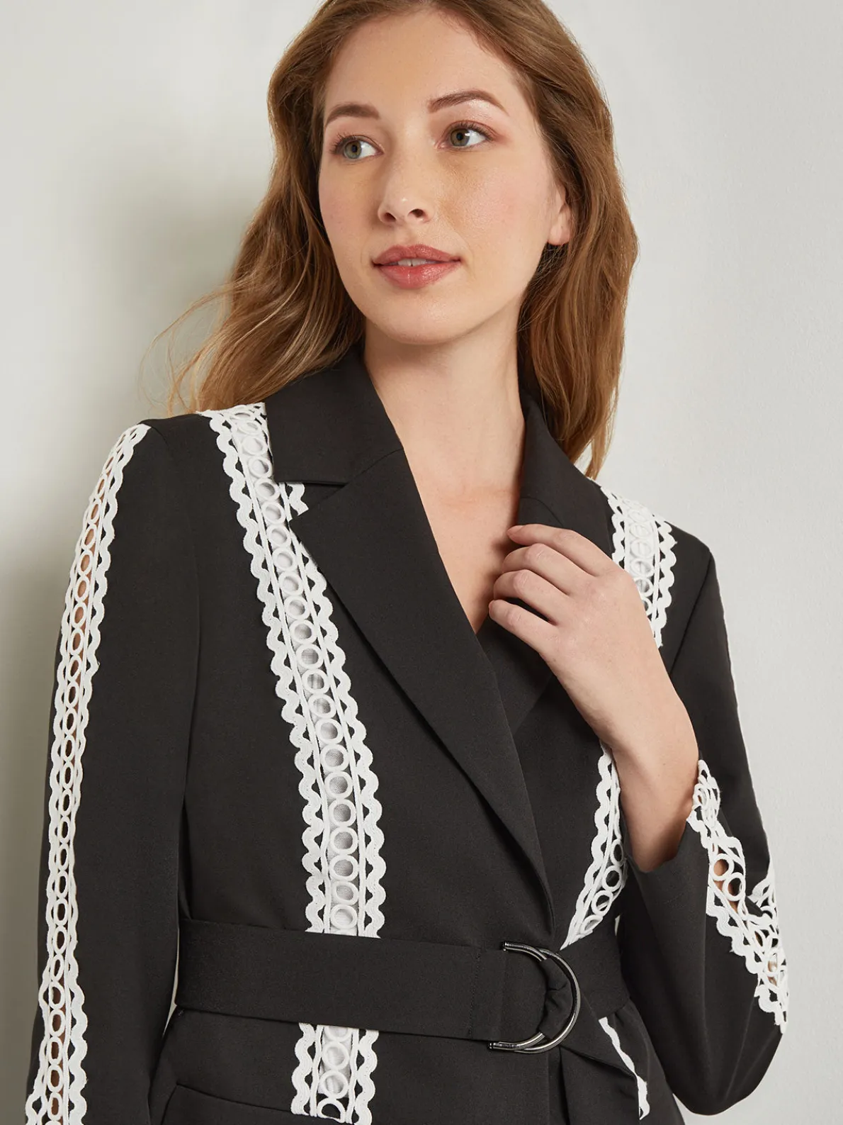 Heritage Fit Jacket - Eyelet Trim Woven Twill