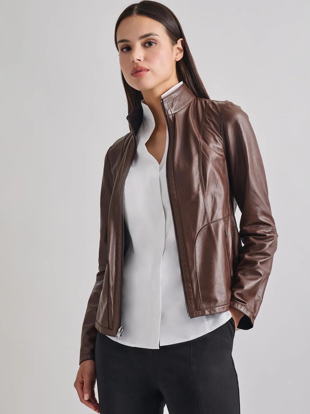 Heritage Fit Reversible Suede Leather Jacket