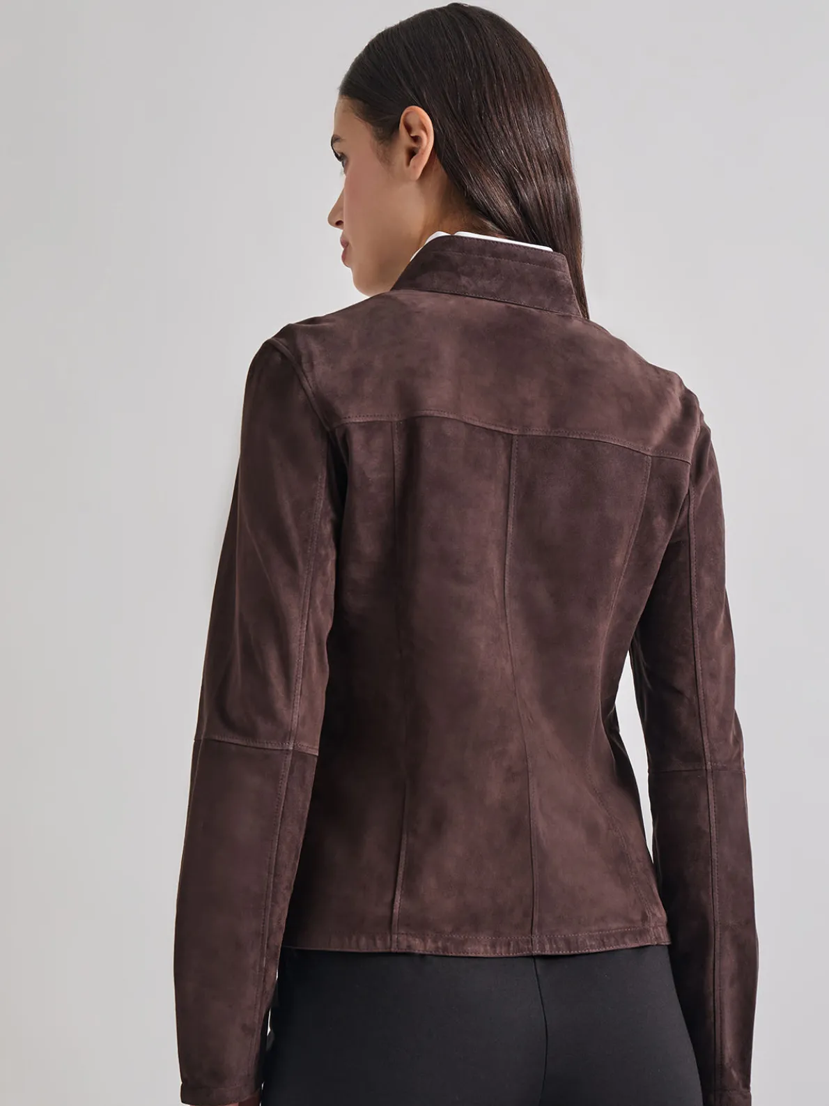 Heritage Fit Reversible Suede Leather Jacket