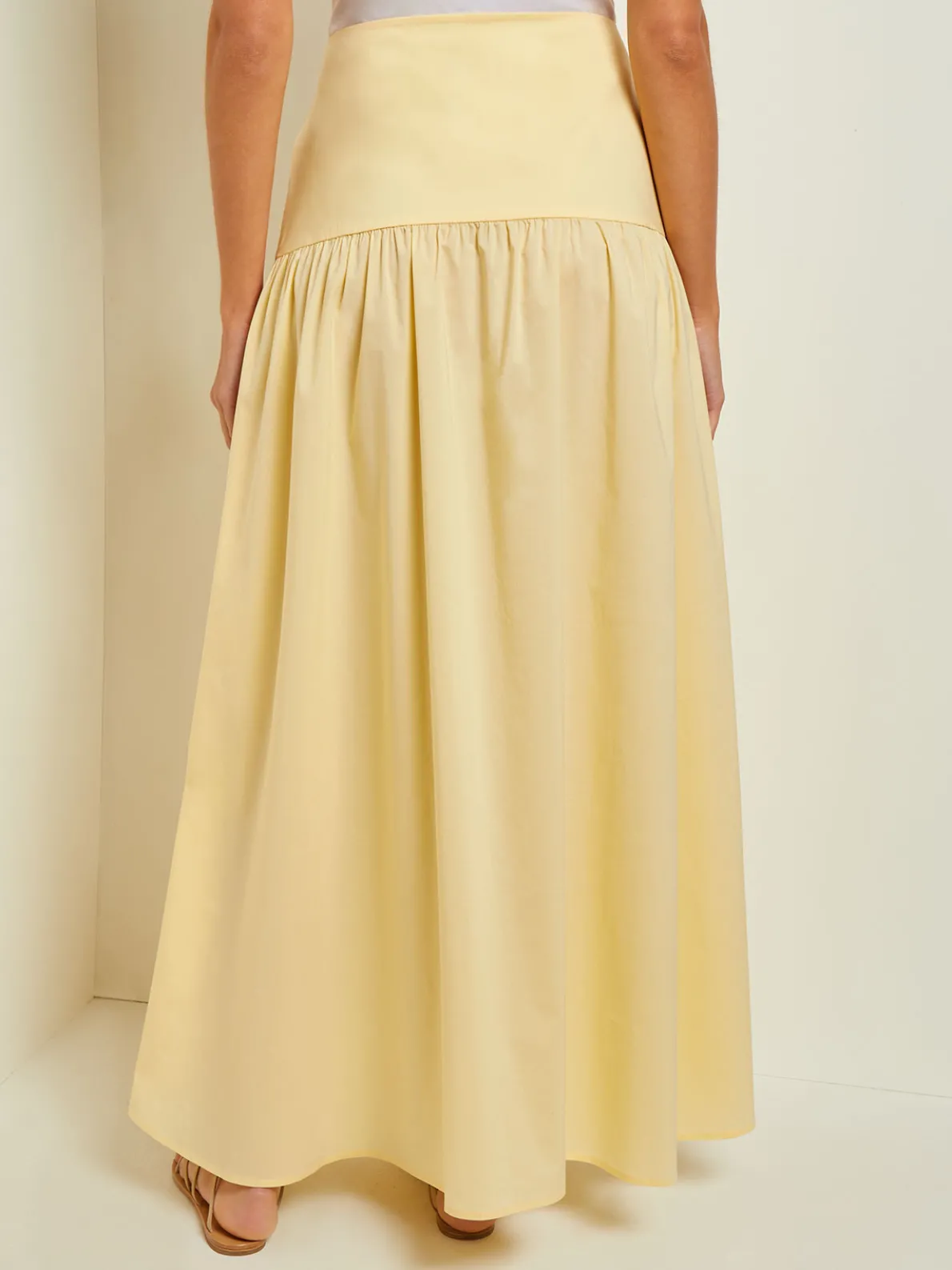 Maxi High-Low Skirt - Flounce Cotton