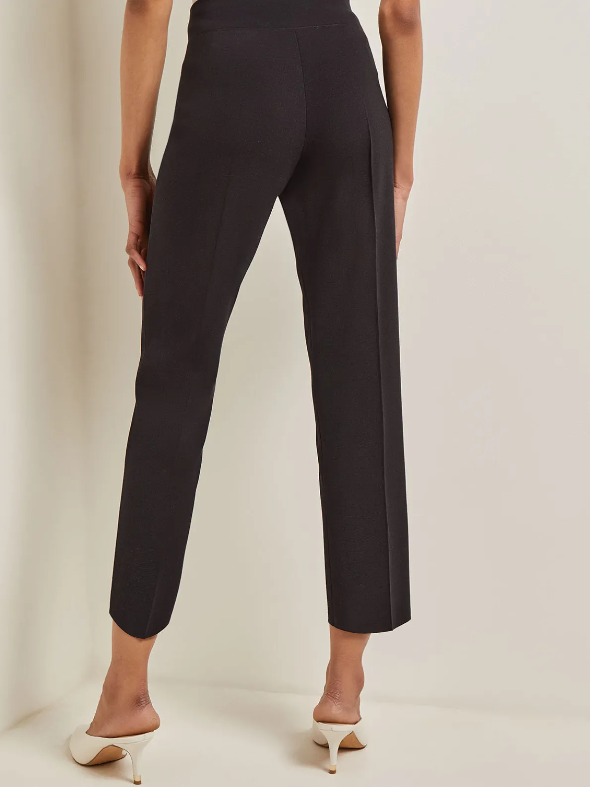 Petite Full-Length Flat Knit Pant