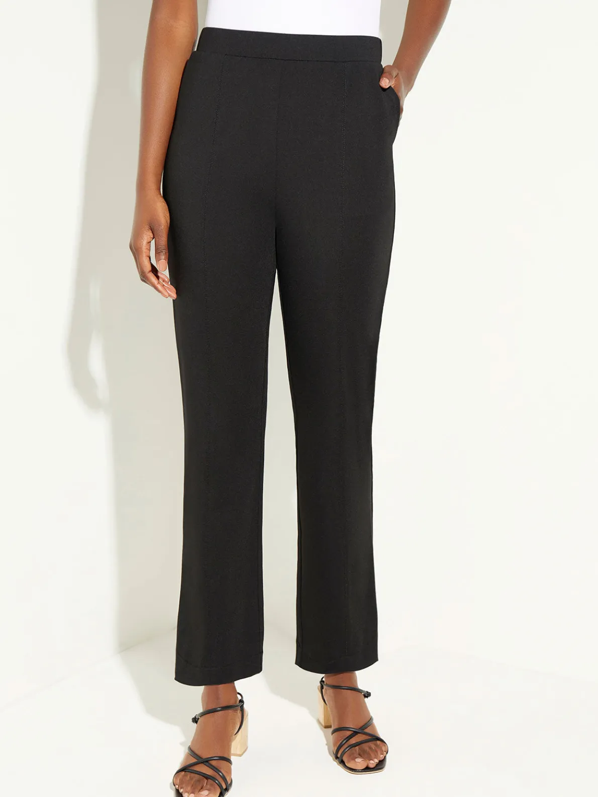 Ponte Straight Leg Pant