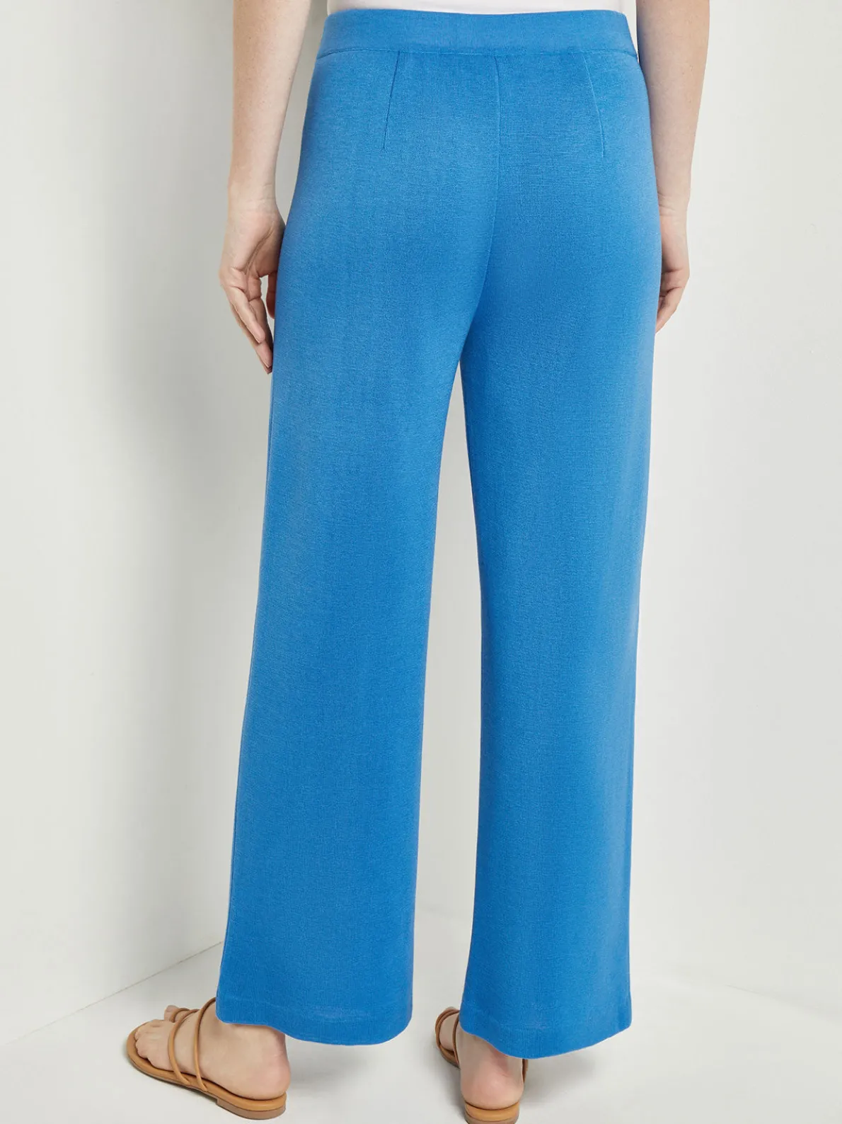 Pull-On Straight Leg Pants - Knit