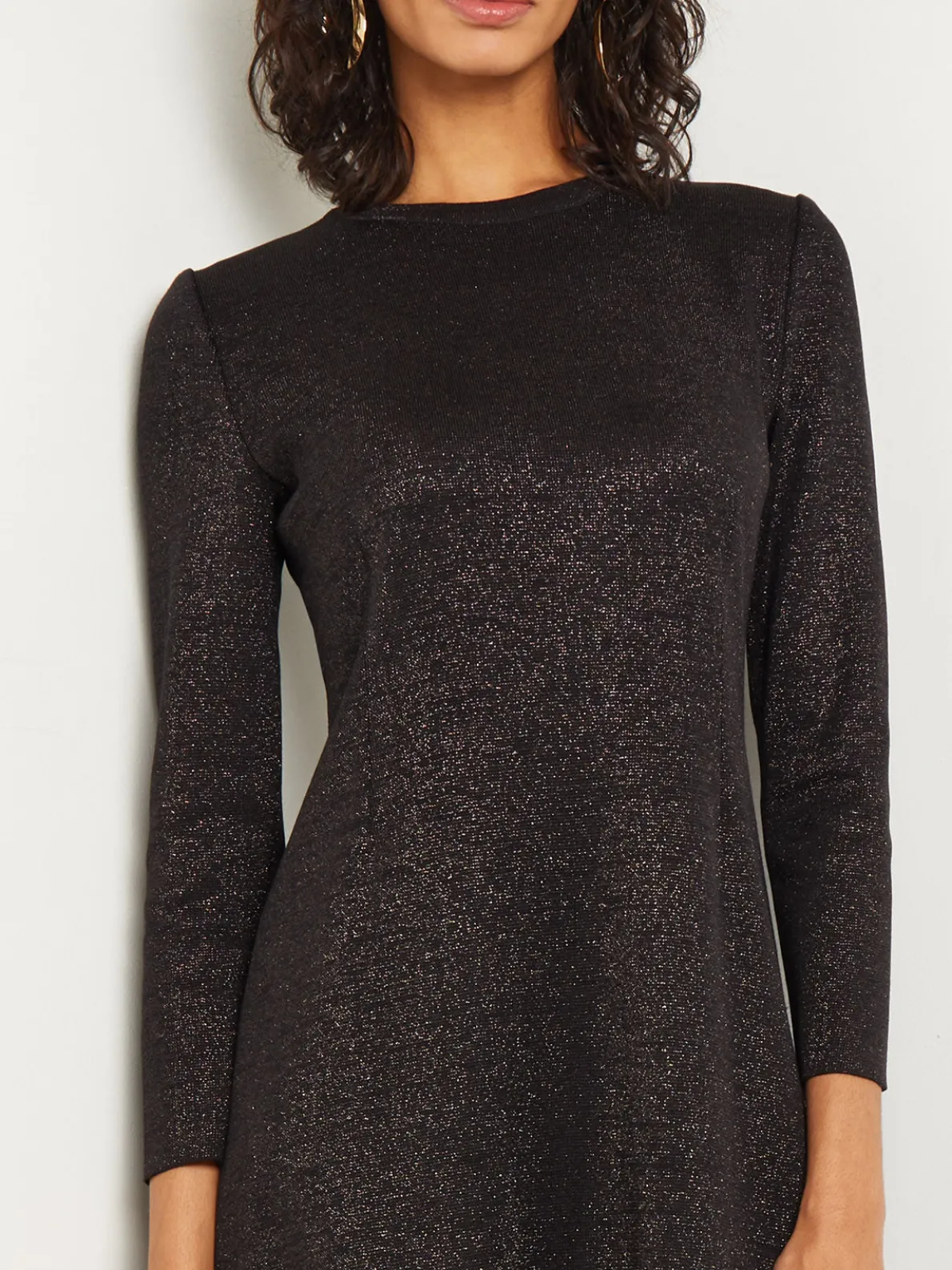 Shimmer Knit Maxi Dress