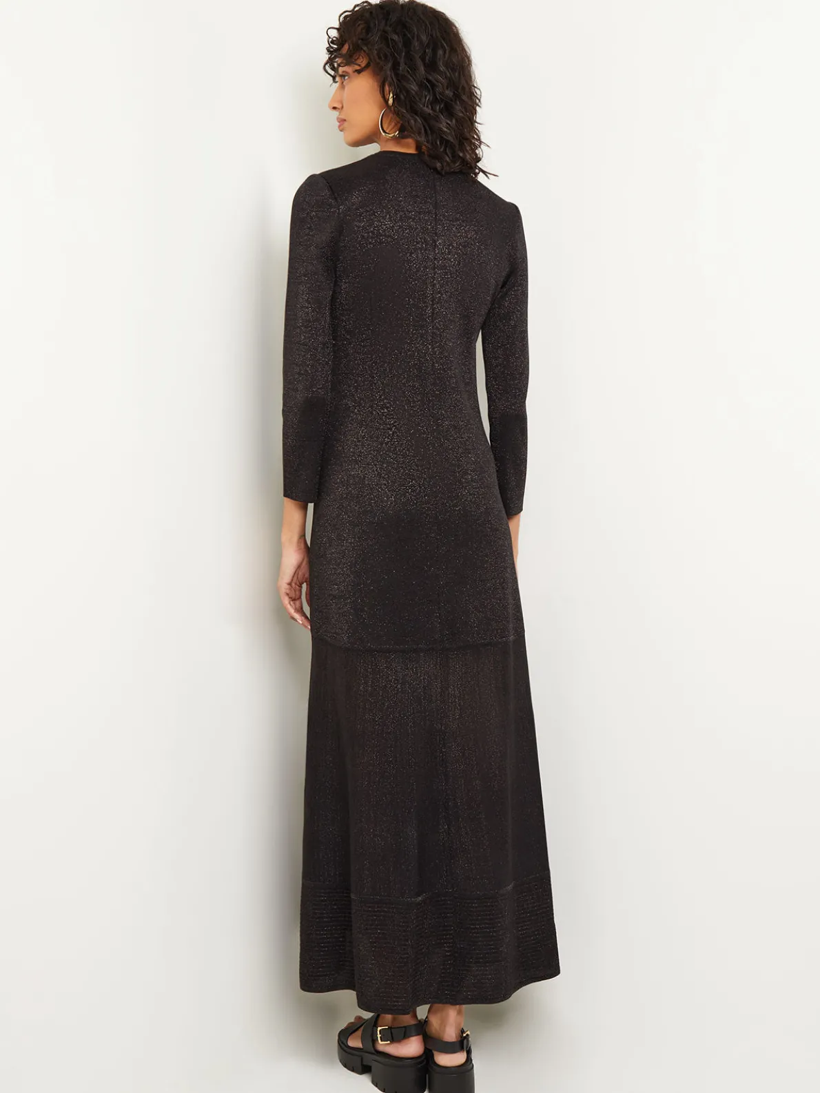 Shimmer Knit Maxi Dress