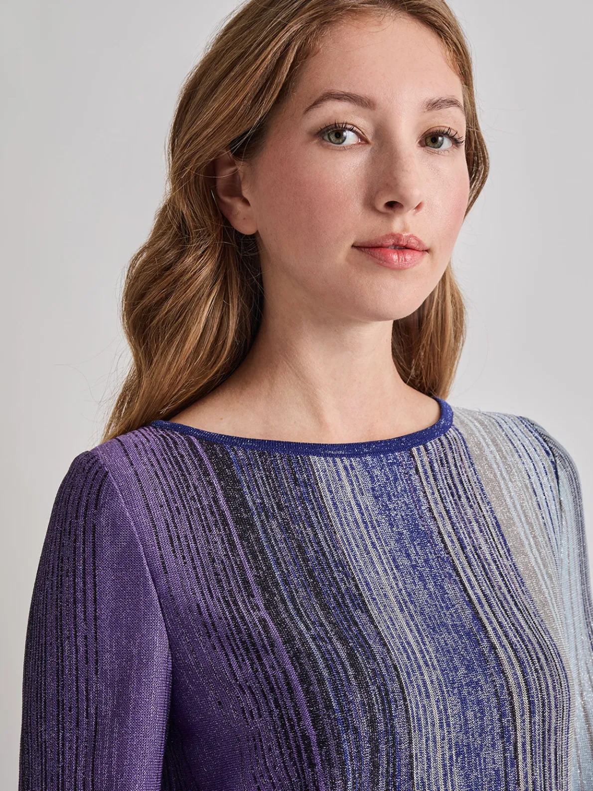 Shimmer Lurex Knit Tunic