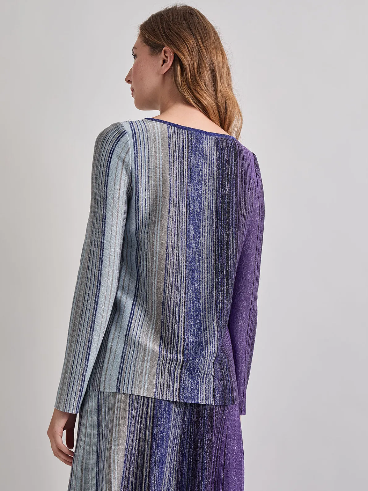 Shimmer Lurex Knit Tunic