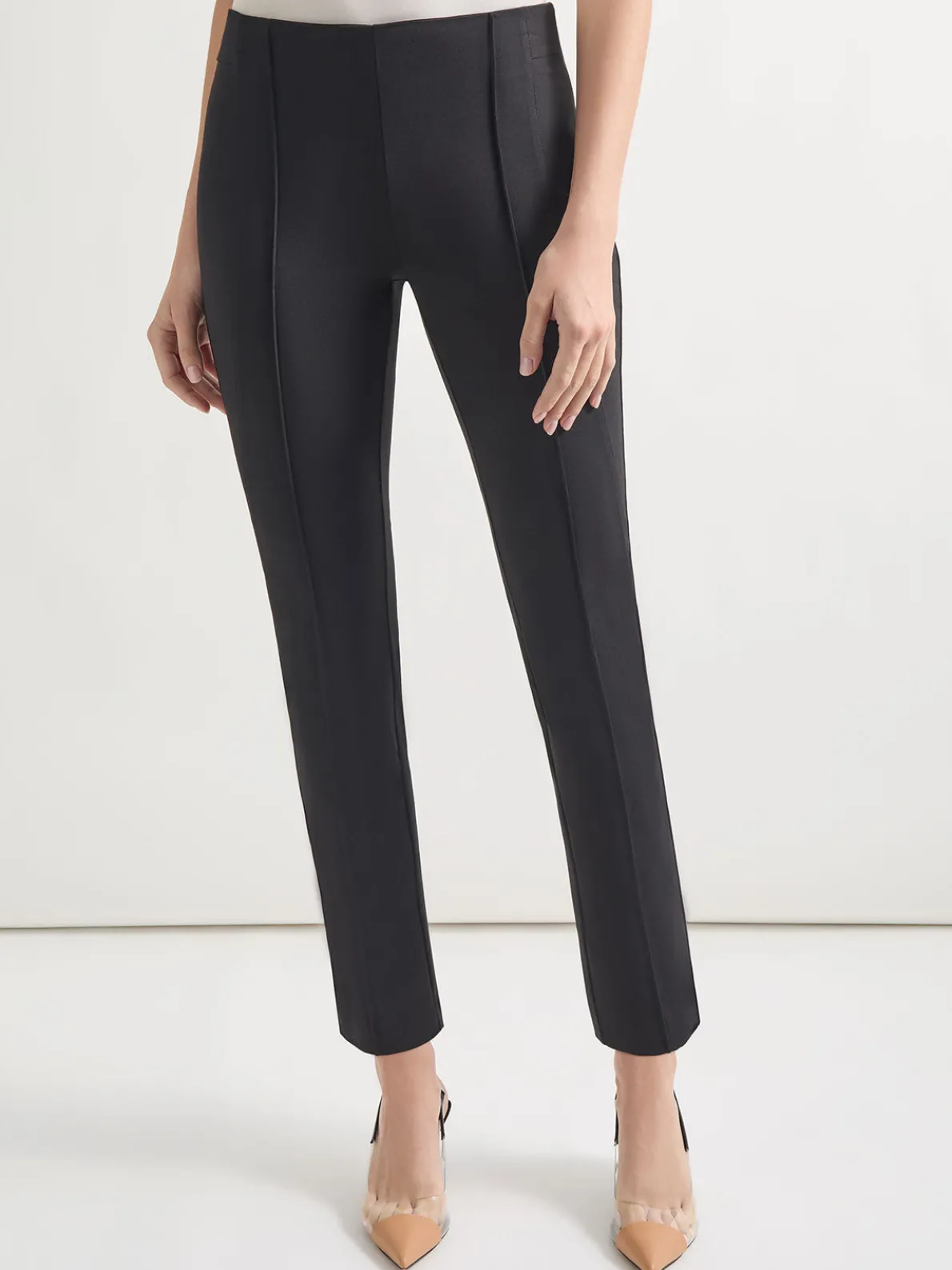 Slim-Fit Ankle-length Ponte Pant