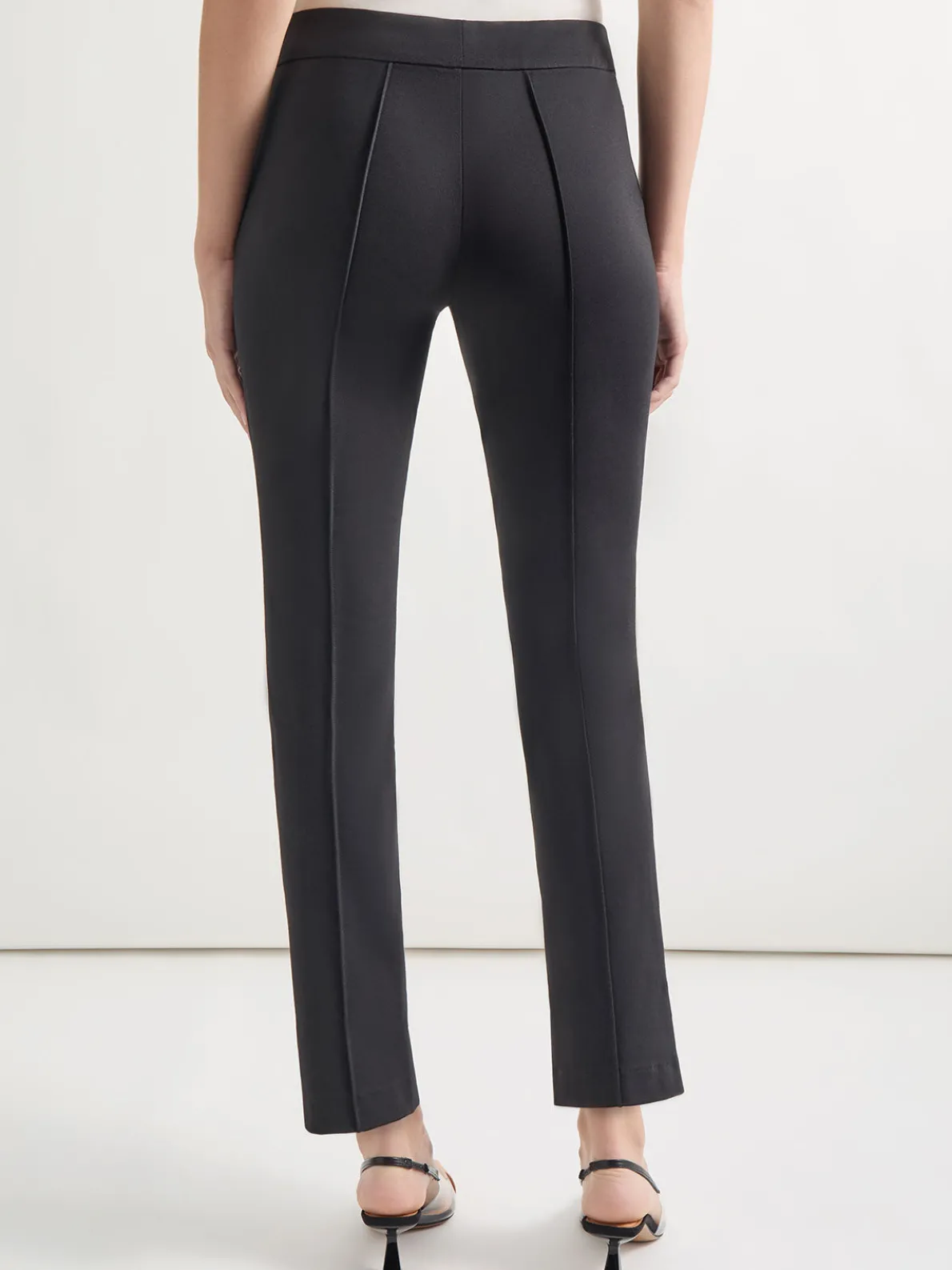 Slim-Fit Ankle-length Ponte Pant