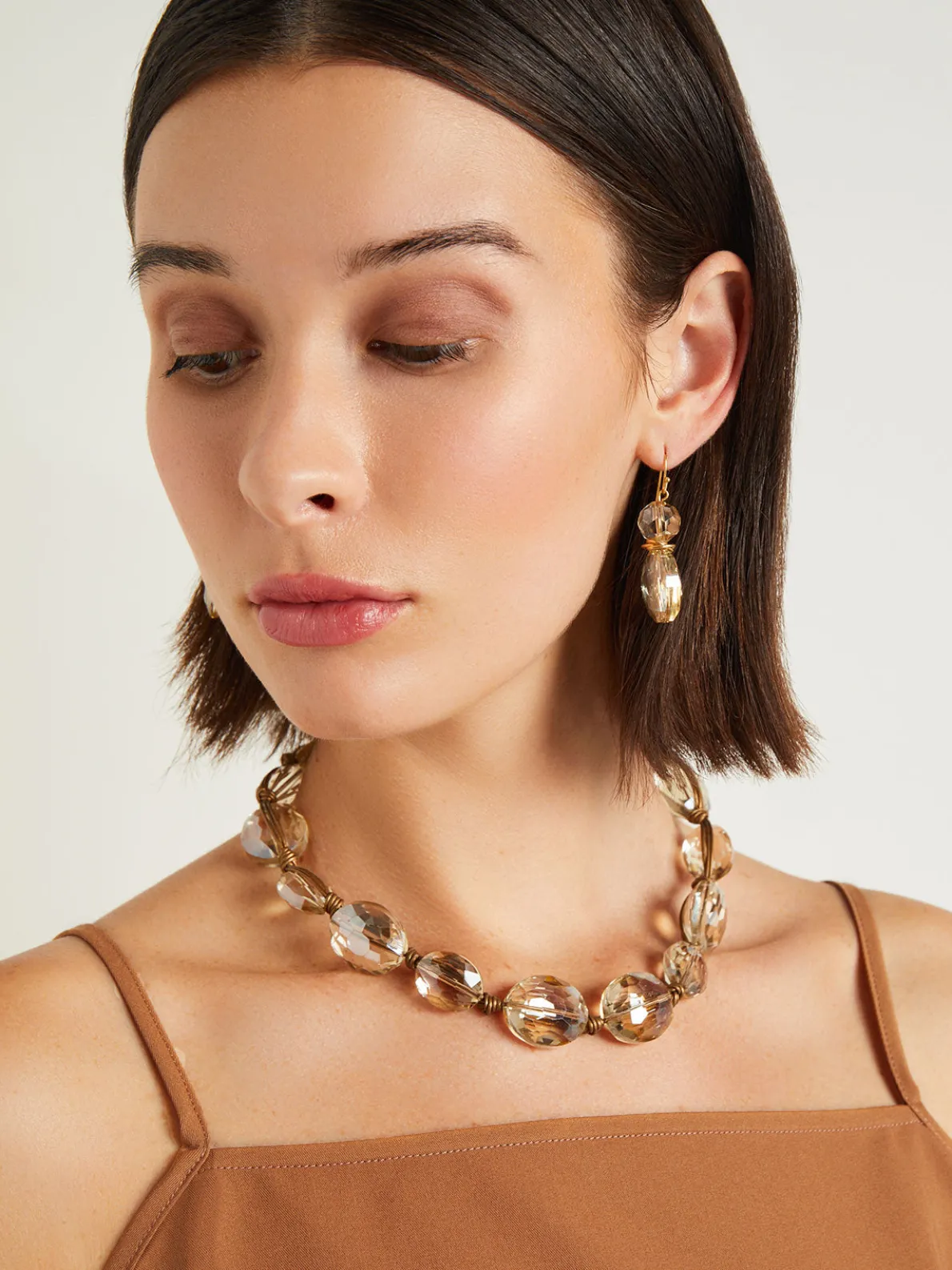 Square Neck Cami - Woven Twill