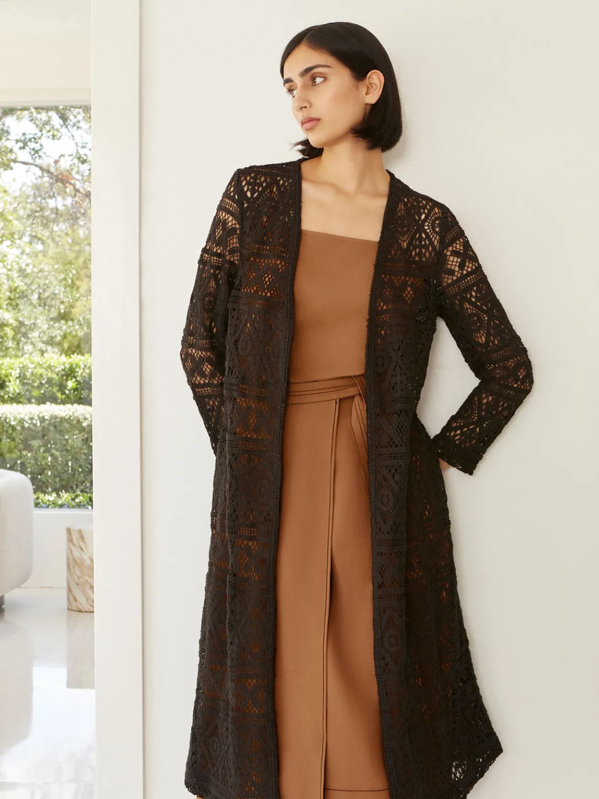 Square Neck Cami - Woven Twill