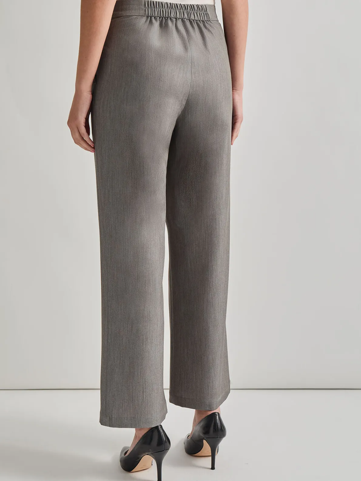 Stretch Woven Wide Leg Pant
