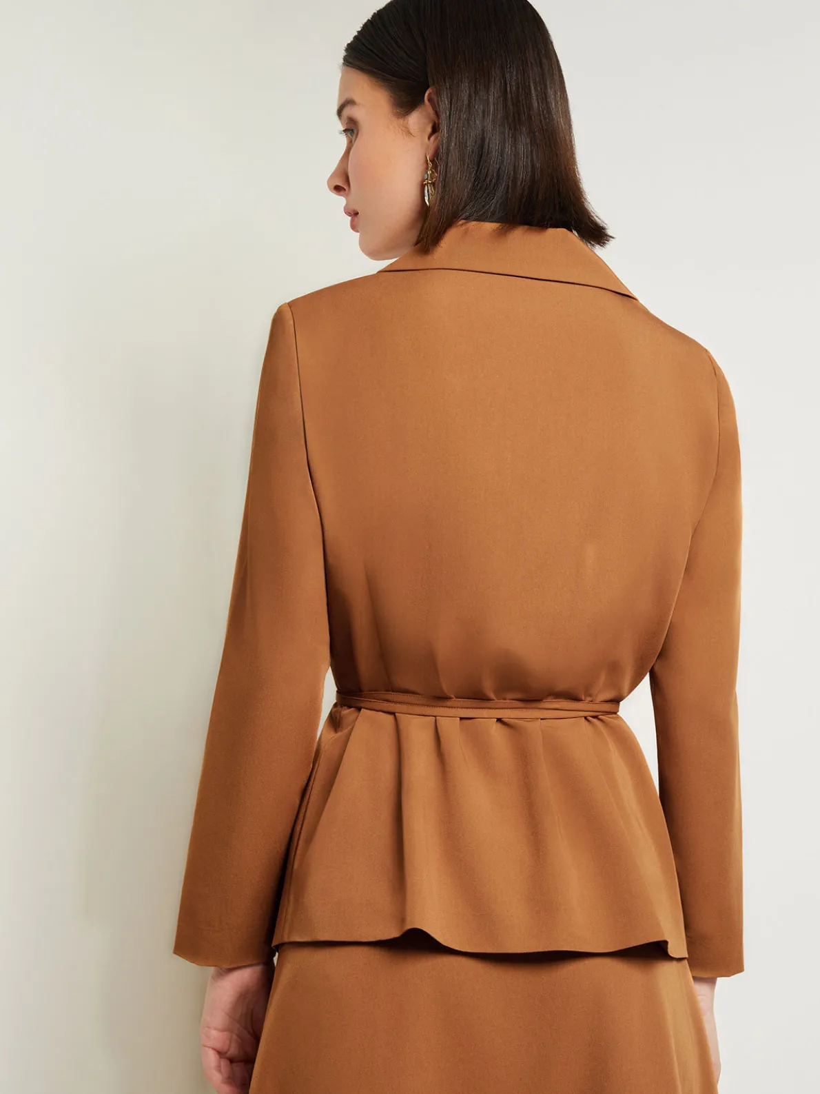 Tailored Fit Jacket - Embroidered Woven Twill